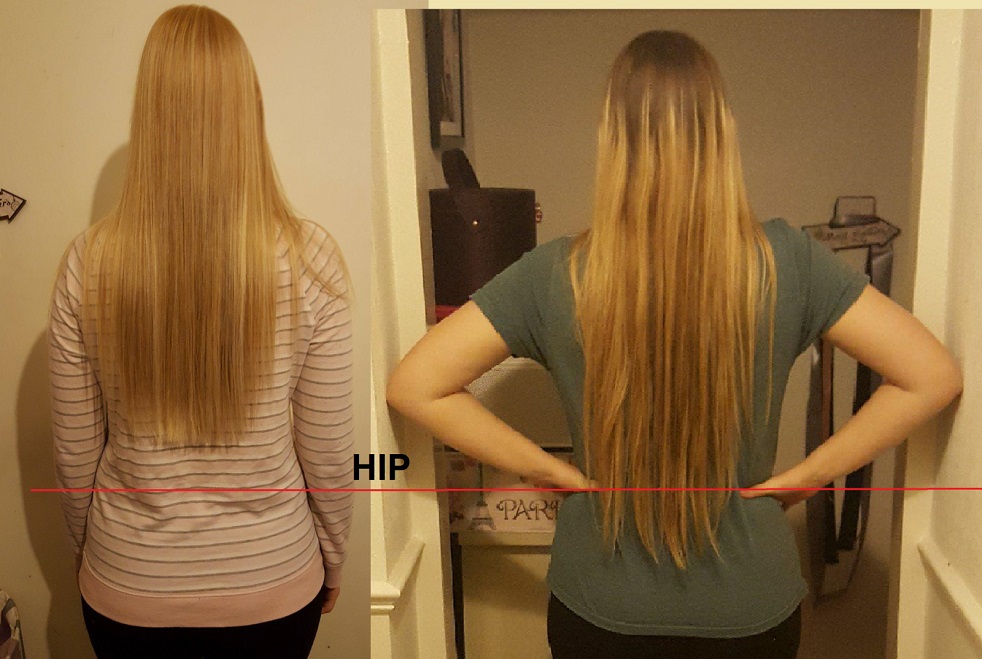 waist length hair