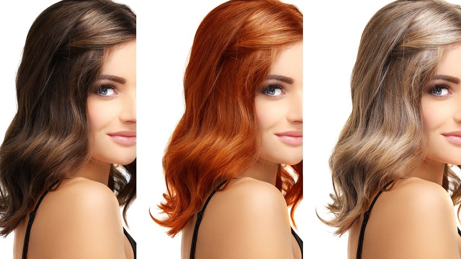 hair color to minimize redness in the face